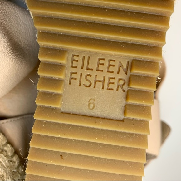 Eileen Fisher Willow 3 Nude Espadrilles - Sz 6 - Picture 7 of 8
